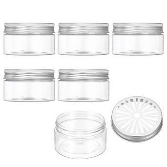 3.4 oz 6 pc Empty Scent Beads Container Transparent