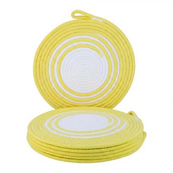 Farmhouse Placemats Set of 6 Woven with Hook Placemats for Dining Table Decor Indoor Outdoor Mat
