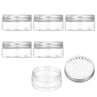 2.7 oz 6 pc Empty Scent Beads Container Transparent