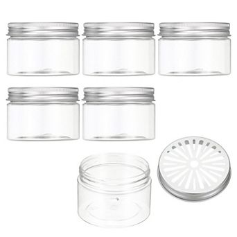 4.1 oz 6 pc Empty Scent Beads Container Transparent