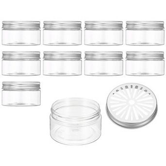 3.4 oz 10 pc Empty Scent Beads Container Transparent