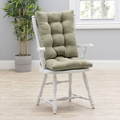 50% Cotton 50% Polyester Lisa Solid 2 Piece Rocker Set W/Ties