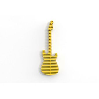 Elvis Parametric 3D Guitar Wall Decor Modern Sculptural & Contemporary Architectural Wall Décor