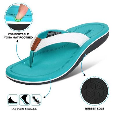 Aerothotic Solace Women's Cushioned Lightweight Flip Flop