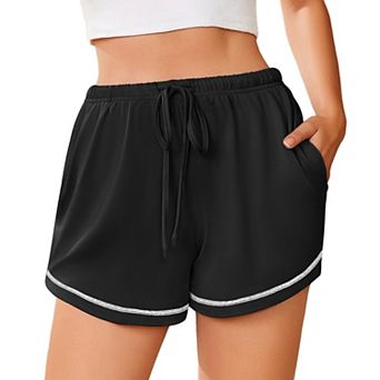 Ekouaer Pajama Shorts for Women Soft Sleep Shorts Casual Lounge Pants Comfy Pj Pants with Pockets