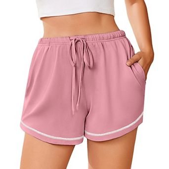 Ekouaer Pajama Shorts for Women Soft Sleep Shorts Casual Lounge Pants Comfy Pj Pants with Pockets