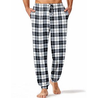 Ekouaer Men's Pajama Pants, Lightweight Loungewear, Comfy Jogger Sleep Pant Long Pj Bottoms