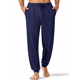 Ekouaer Men's Pajama Pants, Lightweight Loungewear, Comfy Jogger Sleep Pant Long Pj Bottoms