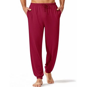 Ekouaer Men's Pajama Pants, Lightweight Loungewear, Comfy Jogger Sleep Pant Long Pj Bottoms