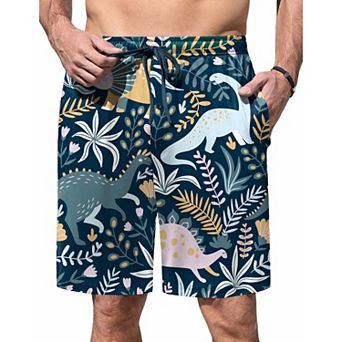 Ekouaer Men's Pajama Shorts Soft Sleepwear Bottoms Elastic Waistband Loungewear