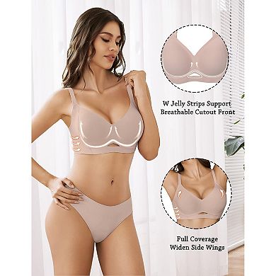 Avidlove Wireless Seamless Bra Full Coverage Comfortable Supportive Everyday Bralette