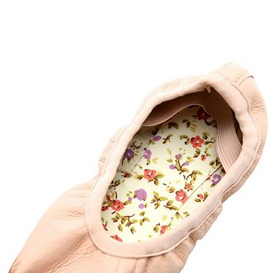 Women's Ballet Dance Shoes Danz N Motion Leather Full Sole