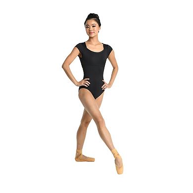 Women's Dance Leotard by Danz N Motion Cap Sleeve Lace Back