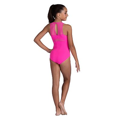 Girl's Leotard by Danz N Motion Colorful V Mesh Back