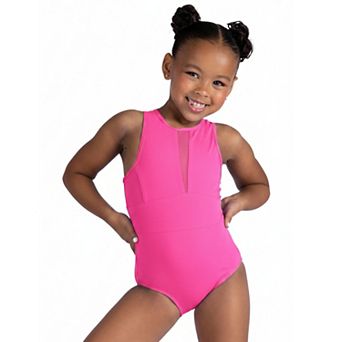Girl's Leotard by Danz N Motion Colorful V Mesh Back