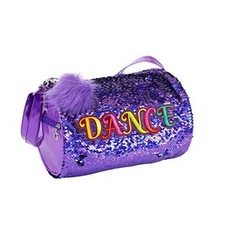 Girl's Dance Duffle by Danz N Motion Purple Pop Sequin Jazz Tap