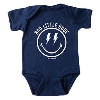SmileyWorld Rad Little Dude - Infant Short Sleeve Graphic Bodysuit