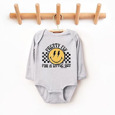 SmileyWorld Pretty Fly For A Little Guy - Infant Long Sleeve Bodysuit