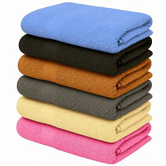 Ultra Absorbent Light Weight Quick Dry Bath Towels Bulk Pack