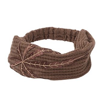 Leaf Wide Fabric Headband for Women 1 pc