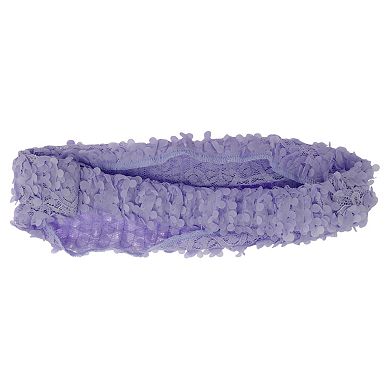 Three-dimensional Flower Lace Wide Headband for Women 1 Pc