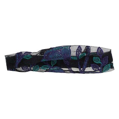 Flowers Lace Wide Headband for Women 1 Pc