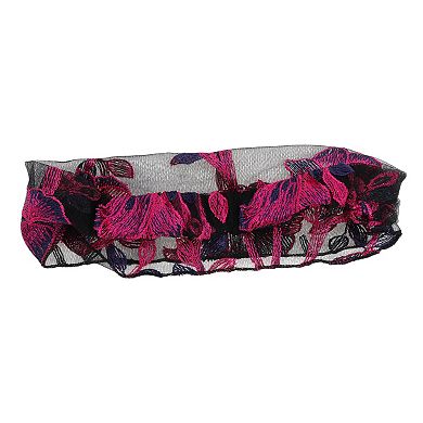 Flowers Lace Wide Headband for Women 1 Pc