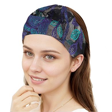 Flowers Lace Wide Headband for Women 1 Pc