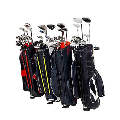 G-Golf Adjustable Wall Storage System - Holds 4 Bags - Holds 300 lbs