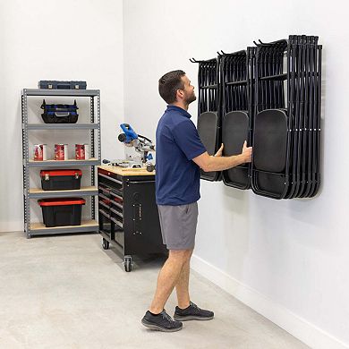G-Chair Adjustable Wall Storage System - Holds 300 lbs