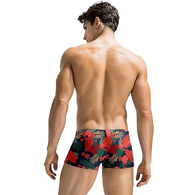 COOFANDY Mens Quick Dry Lightweight Square Leg Cut Trunks Swimwear