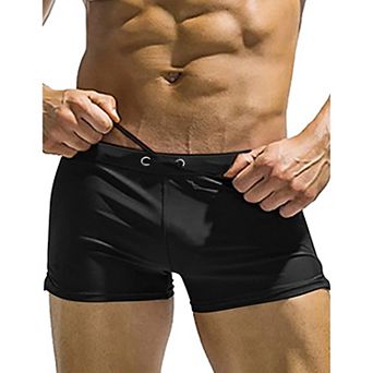 COOFANDY Mens Swim Briefs Square Cut Swim Trunk Swimming Shorts Swimwear Boardshort