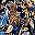 Navy Print