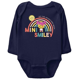 Mini Smiley Let The Adventures Begin Aria - Infant Long Sleeve Bodysuit