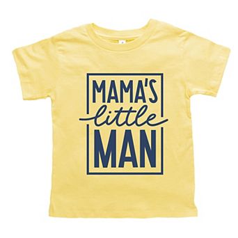 Mama's Little Man - Toddler Short Sleeve Graphic T-Shirt