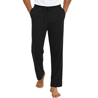 Ekouaer Mens Pajama Pants Lounge Pants Sleep Pants Loose Fit Pajama Bottoms with Drawstring