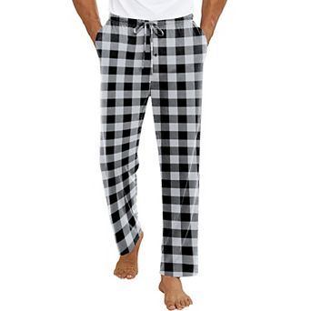 Ekouaer Mens Pajama Pants Lounge Pants Sleep Pants Loose Fit Pajama Bottoms with Drawstring