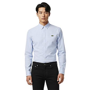 Lacoste Mens Oxford Long-Sleeved Shirt