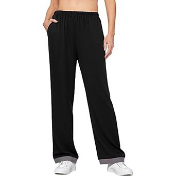 Ekouaer Soft Pajama Pants Elastic Waist Casual Lounge Yoga Pajama Bottoms with Pockets