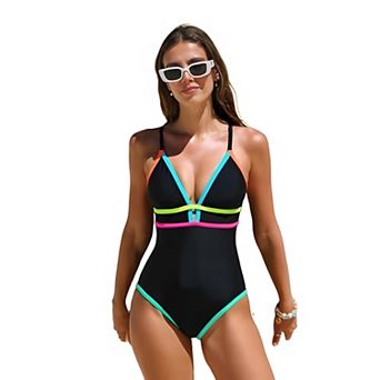 Strappy Back One Piece Swimsuit