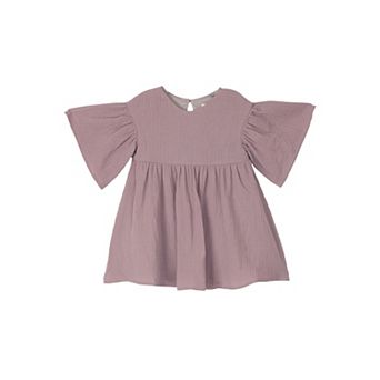 Precious Plum Bell Sleeve Dress