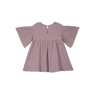 Precious Plum Bell Sleeve Dress