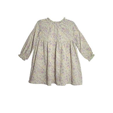 Lavender Meadows Floral Bow Dress