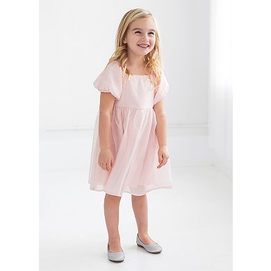 Taylor Cap Sleeve Pink Dress