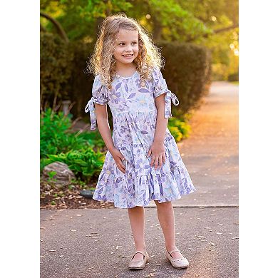 Flower Farm Purple Natural Dress