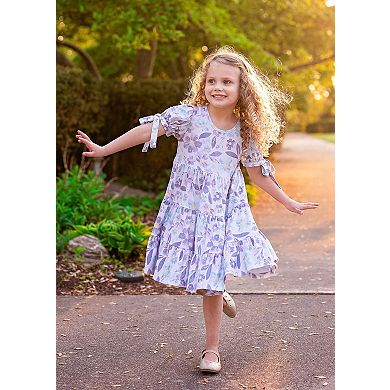 Flower Farm Purple Natural Dress