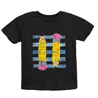Pencil Stripes - Youth Short Sleeve Graphic T-Shirt