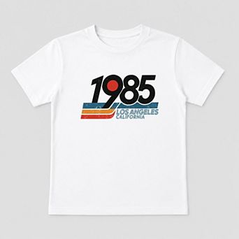 Retro 1985 Los Angeles - Toddler Short Sleeve Graphic T-Shirt