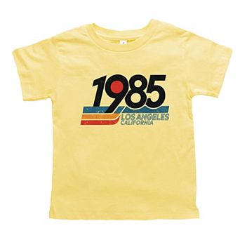 Retro 1985 Los Angeles - Toddler Short Sleeve Graphic T-Shirt
