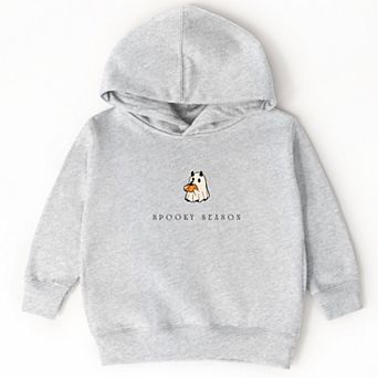 Spooky Season Pumpkin Ghost - Toddler Hoodie